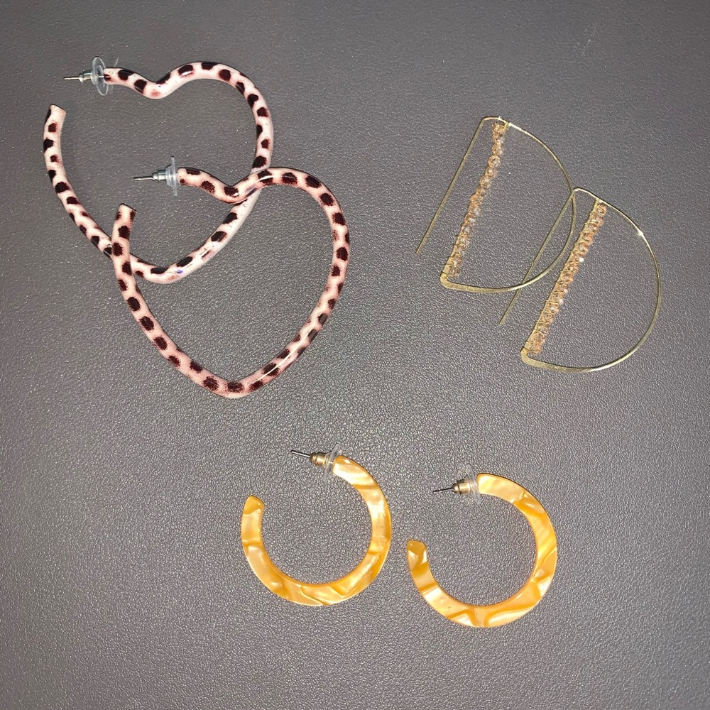 Plunder Earrings (set of 3 pair)